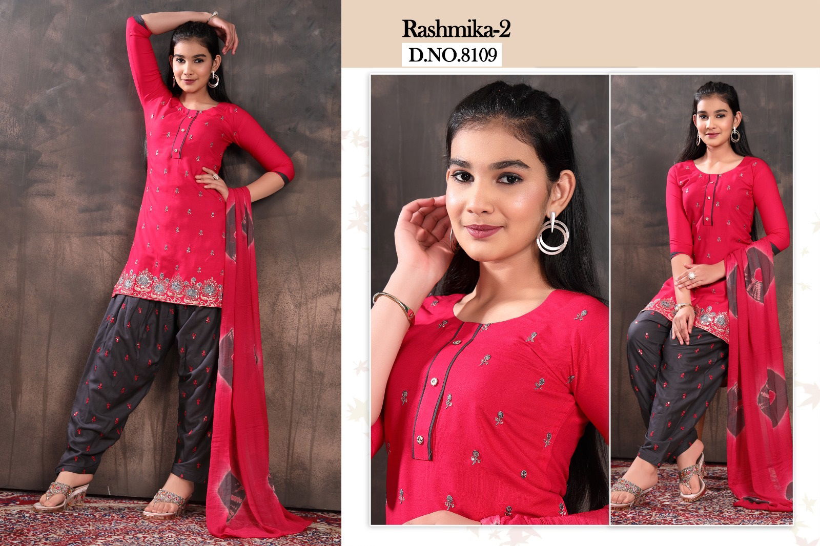 Rashmika 2 Readymade Suits Girls Wear Catalog
